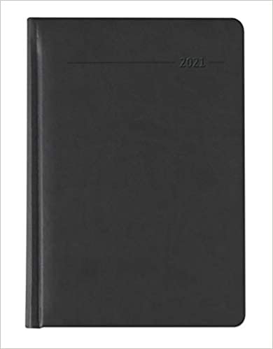 okumak Buchkalender Mini Tucson schwarz 2021 - Büro-Kalender - Cheftimer 10,7x15,2 cm - 1 Tag 1 Seite - 352 Seiten - Alpha Edition