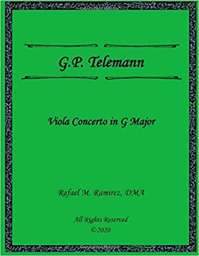 okumak G.P. Telemann Concerto in G Major: For Viola and Piano