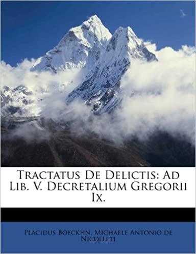 okumak Tractatus De Delictis: Ad Lib. V. Decretalium Gregorii Ix.