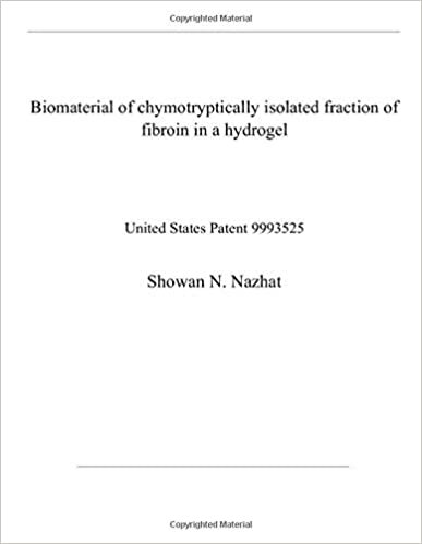 okumak Biomaterial of chymotryptically isolated fraction of fibroin in a hydrogel: United States Patent 9993525