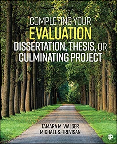 okumak Completing Your Evaluation Dissertation, Thesis, or Culminating Project