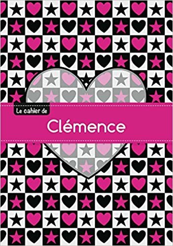 okumak Le cahier de Clémence - Blanc, 96p, A5 - C ur et étoile (Enfant)