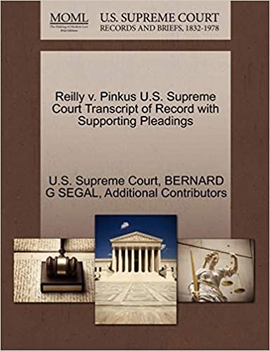 okumak Reilly v. Pinkus U.S. Supreme Court Transcript of Record with Supporting Pleadings