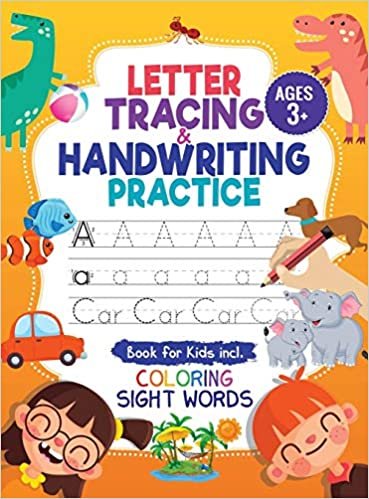 okumak Letter Tracing and Handwriting Practice Book: Trace Letters and Numbers Workbook of the Alphabet and Sight Words, Preschool, Pre K, Kids Ages 3-5 + 5-6. Children Handwriting without Tears