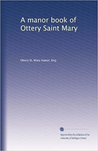 okumak A manor book of Ottery Saint Mary (1913)