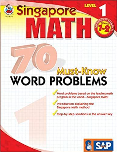 70 must-know كلمة مشكلات ، درجات من 1 – 2 (سنغافورة Math)
