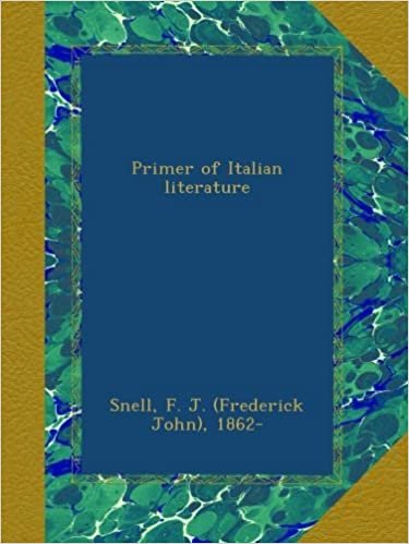 okumak Primer of Italian literature