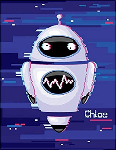 okumak Chloe: Personalized Discreet Internet Website Password Journal or Organizer, Cute Robot Themed Birthday, Christmas, Best Friend Gifts for Kids, s, ... Grandma, Large Print Book, Size 8 1/2&quot; x 11&quot;