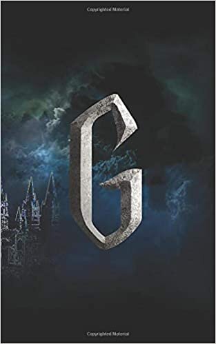 okumak G: Harry Potter Hogwarts STYLE Monogram Initial Letter G Notebook