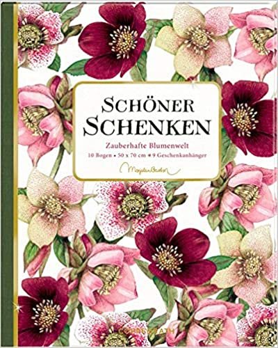 okumak Geschenkpapier-Buch - Schöner schenken (M. Bastin): Zauberhafte Blumenwelt