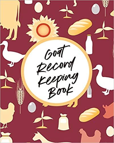 okumak Goat Record Keeping Book: Farm Management Log Book | 4-H and FFA Projects | Beef Calving Book | Breeder Owner | Goat Index | Business Accountability | Raising Dairy Goats