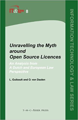 okumak Unravelling the Myth around Open Source Licences: An Analysis from a Dutch and European Law Perspective: v. 8 (Information Technology and Law Series)