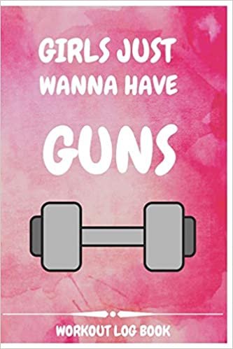Women Workout Log Book - Dumbbell Cover: Funny Logbook for Gym Girls to Tracking Weight Loss Bodybuilding Progress and Cardio - Best Fitness Notebook to Track Exercises