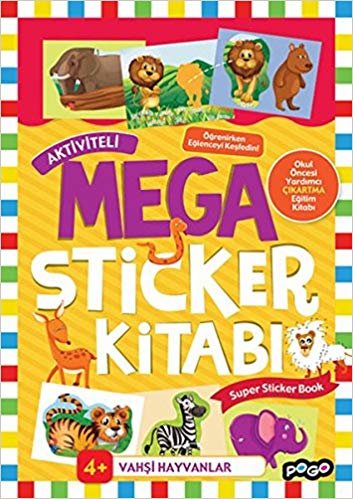 okumak Mega Sticker Vahşi Hayvanlar