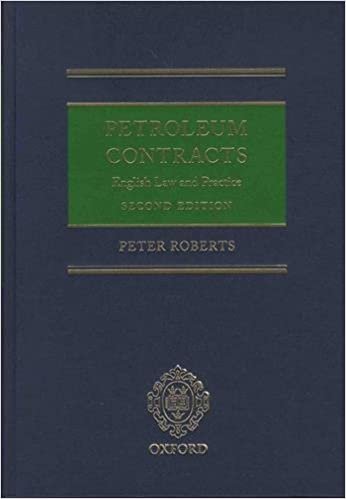 okumak Roberts, P: Petroleum Contracts
