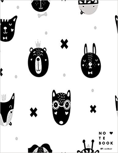okumak Notebook by c cher: Cute animals face cover and Lined pages (magical dreams), Extra large (8.5 x 11) inches, 110 pages, White paper (Cute animals face notebook, Band 1)