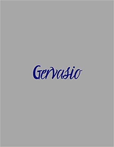 okumak Gervasio: notebook with the name on the cover, elegant, discreet, official notebook for notes, dot grid notebook,