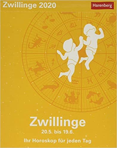 okumak Satorius, R: Zwillinge  - Kalender 2020