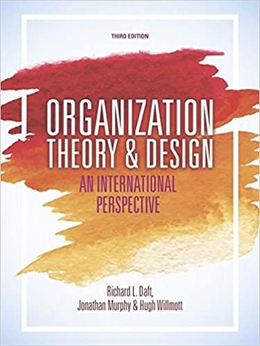 okumak Daft, R: Organization Theory and Design
