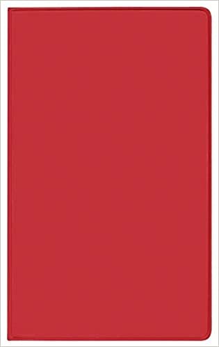 okumak Taschenkalender Modus XL geheftet PVC rot 2021: Terminplaner mit Wochenkalendarium. Buchkalender - wiederverwendbar. 1 Woche 2 Seiten. 8,7 x 15,3 cm