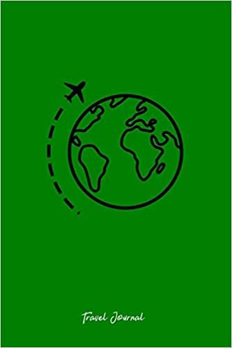 okumak Travel Journal: Lined Journal - World Travel Retro Wanderlust Adventure Time Traveler Gift - Green Ruled Diary, Prayer, Gratitude, Writing, Travel, Notebook For Men Women - 6x9 120 pages