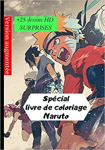 okumak Spécial livre de coloriage Naruto +25 dessins HD SURPRISES Version augmentée: Retrouvez vos personnages préférés - Livre de dessins adapté aux enfants et aux adultes