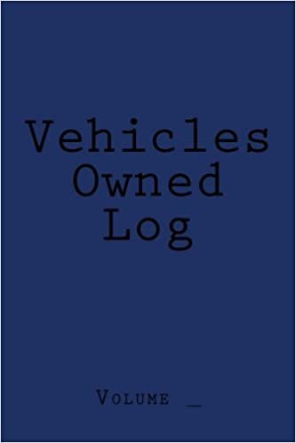 okumak Vehicles Owned Log: Blue Cover (S M Car Journals)