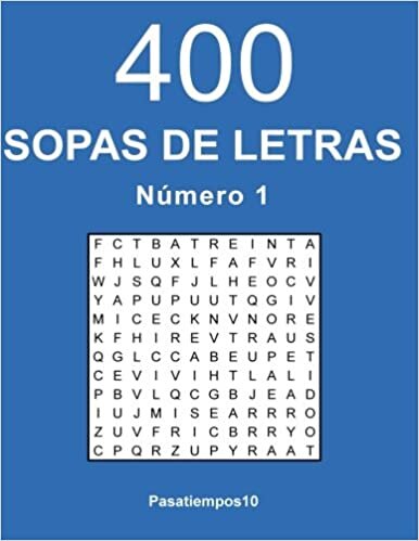 okumak 400 Sopas de letras en español - N. 1: Volume 1