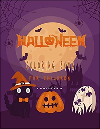 okumak halloween coloring book for children 3 years old and up: Cute Halloween illustrators for your child to color and have fun during the holidays . Great gift for grandchildren