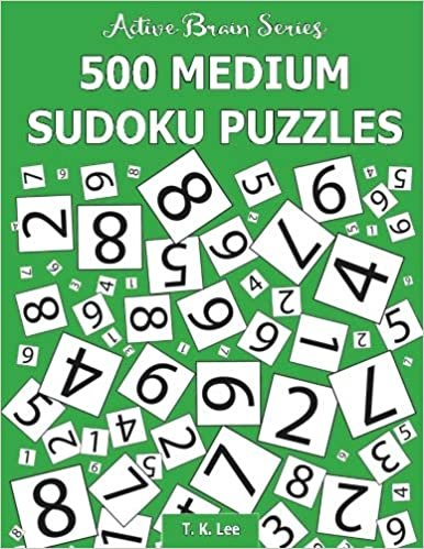 okumak 500 Medium Sudoku Puzzles: Active Brain Series Book 2: Volume 2