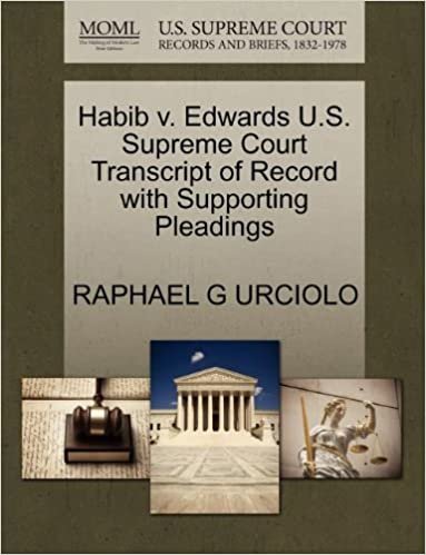 okumak Habib v. Edwards U.S. Supreme Court Transcript of Record with Supporting Pleadings