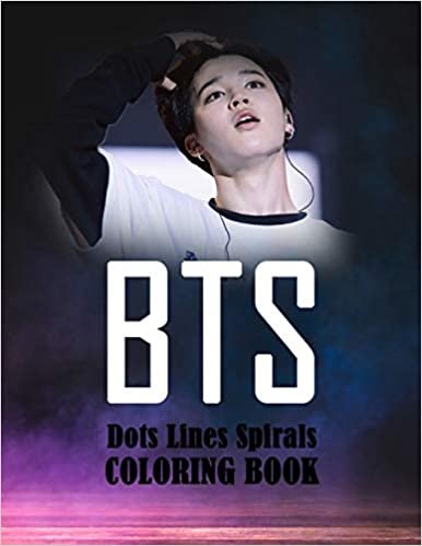 okumak BTS dots lines spirals coloring book: outside the lines coloring book, New kind of stress relief coloring book for adults - dots lines and spirals coloring book