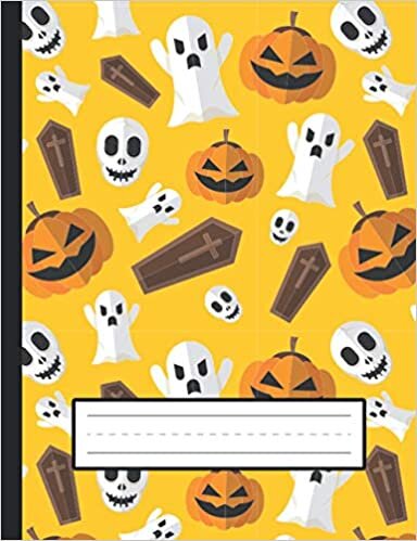 okumak Angry Ghosts, Coffins, Skulls - Halloween Primary Story Journal To Write And Draw For Grades K-2 Kids: Standard Size, Dotted Midline, Blank ... Paper With Picture Space For Girls, Boys