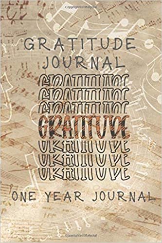 okumak Gratitude Journal - Spend 5 Minutes Daily To Develop Gratitude, Joy, Hope - One Year Journal For Women, Men &amp; s - Brown Vintage