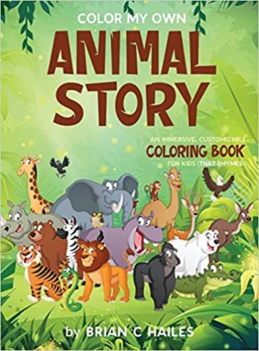 okumak Color My Own Animal Story: An Immersive, Customizable Coloring Book for Kids (That Rhymes!): 13