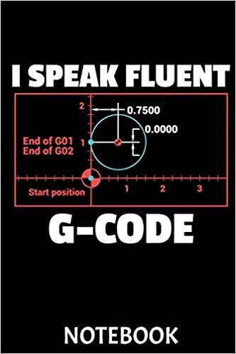 okumak I Speak Fluent G-Code Notebook: This Notebook is perfect for all Developer, G-Code Pros, Programmers, 3D-Printing Fans and Manufacturing Lovers. CAD ... Professionals will love this gift!