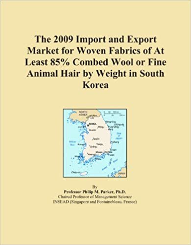 okumak The 2009 Import and Export Market for Woven Fabrics of At Least 85% Combed Wool or Fine Animal Hair by Weight in South Korea
