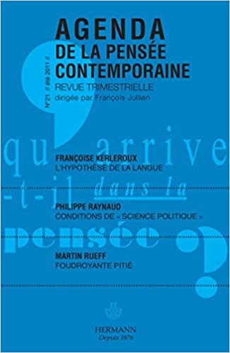 okumak Agenda de la pensée contemporaine, n° 21 (HR.HORS COLLEC.)