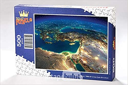 okumak Türkiye Uydu Görüntüsü Ahşap Puzzle 500 Parça (TR04-D)
