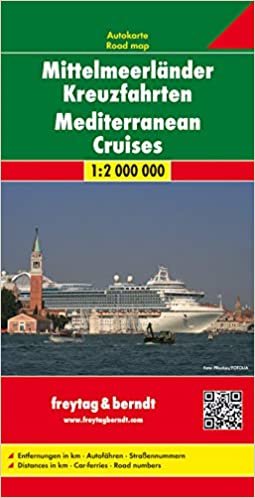okumak Mediterranean Cruises f&amp;b r/v - 1/2M: Regiokaart 1:2 000 000