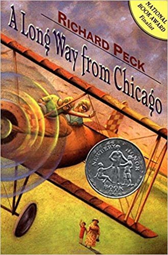 okumak A Long Way from Chicago (Newbery Honor Book)