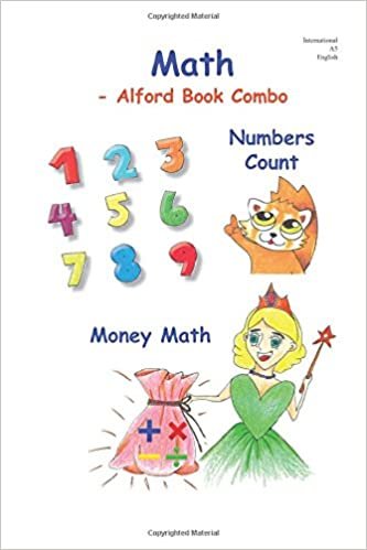okumak MATH -6X9 B&amp;W -Alford Book Combo: Numbers Counts - 0 to 9 and Money Math