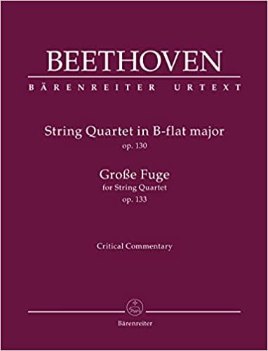 okumak String Quartet in B-flat major op. 130 / Große Fuge for String Quartet op. 133. Kritischer Bericht, Sammelband