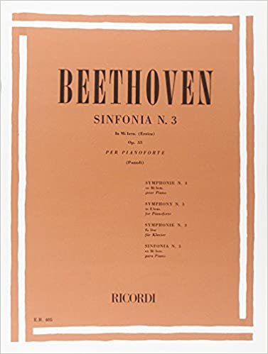 okumak Sinfonia N. 3 in Mi Bem. Op. 55 &#39;Eroica&#39; Piano