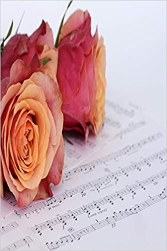 okumak Guitar Tabs: Tablature Notebook For Music And Song Writing: Great Gift For All Musicians, Guitarists, Guitar Enthusiasts, Students, or Teachers (Music Notes Rose Flower Print)
