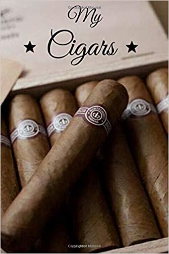 MY CIGARS: The Smoker Book For Connoisseurs who love Smoke Cigars / The Perfect Pharaoh Gift cigar For  cuban Aficionado  / 6 x 9 paperback guitar