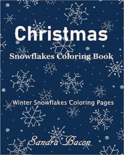 okumak Christmas Snowflakes Coloring Book