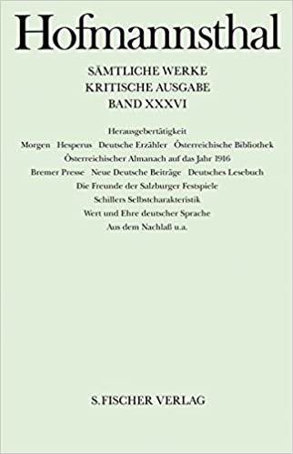 okumak Hofmannsthal, H: Herausgebertätigkeit