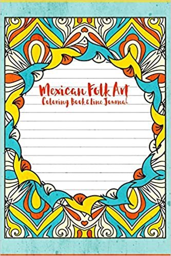 okumak Mexican Folk Art Coloring Book &amp; Line Journal