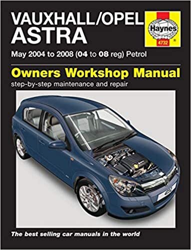 okumak Vauxhall/Opel Astra Petrol (May 04 - 08) Haynes Repair Manual